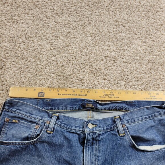 Polo Ralph Lauren Jeans Mens 40x34 Straight Blue Medium Wash Denim - Picture 2 of 5